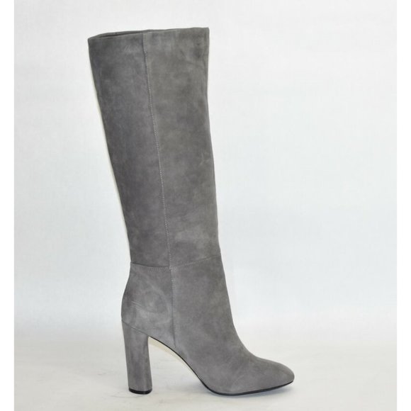 New! VINCE CAMUTO Femmie Tall Shaft Boot Gray Suede Size 9.5 M T45 - Picture 5 of 8